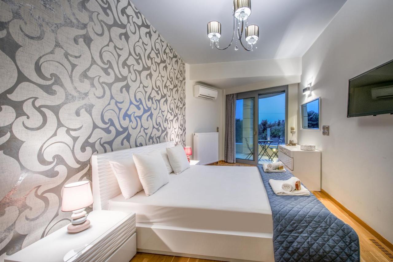 Astarte Villas - Istar Villa With Tennis Court Makhairadhon Ngoại thất bức ảnh