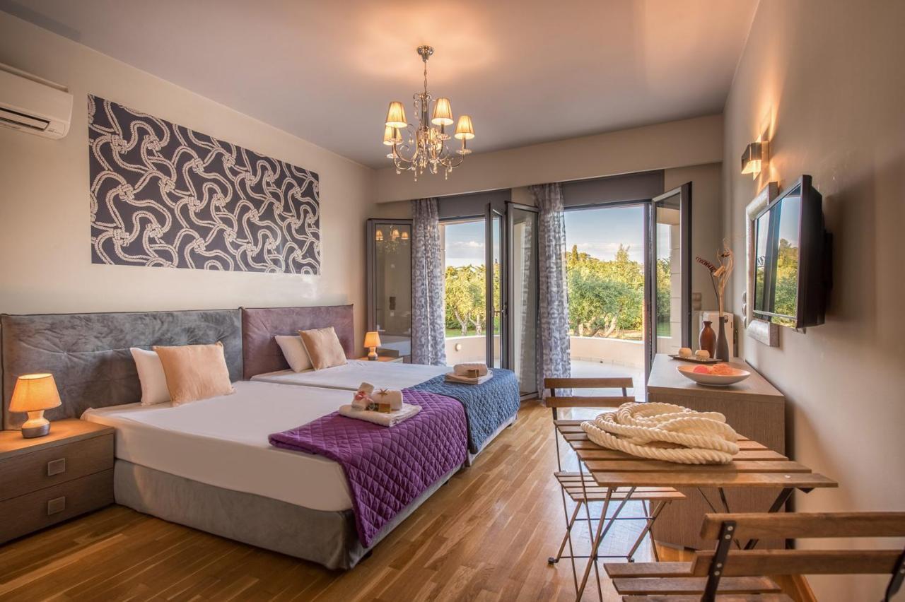 Astarte Villas - Istar Villa With Tennis Court Makhairadhon Ngoại thất bức ảnh