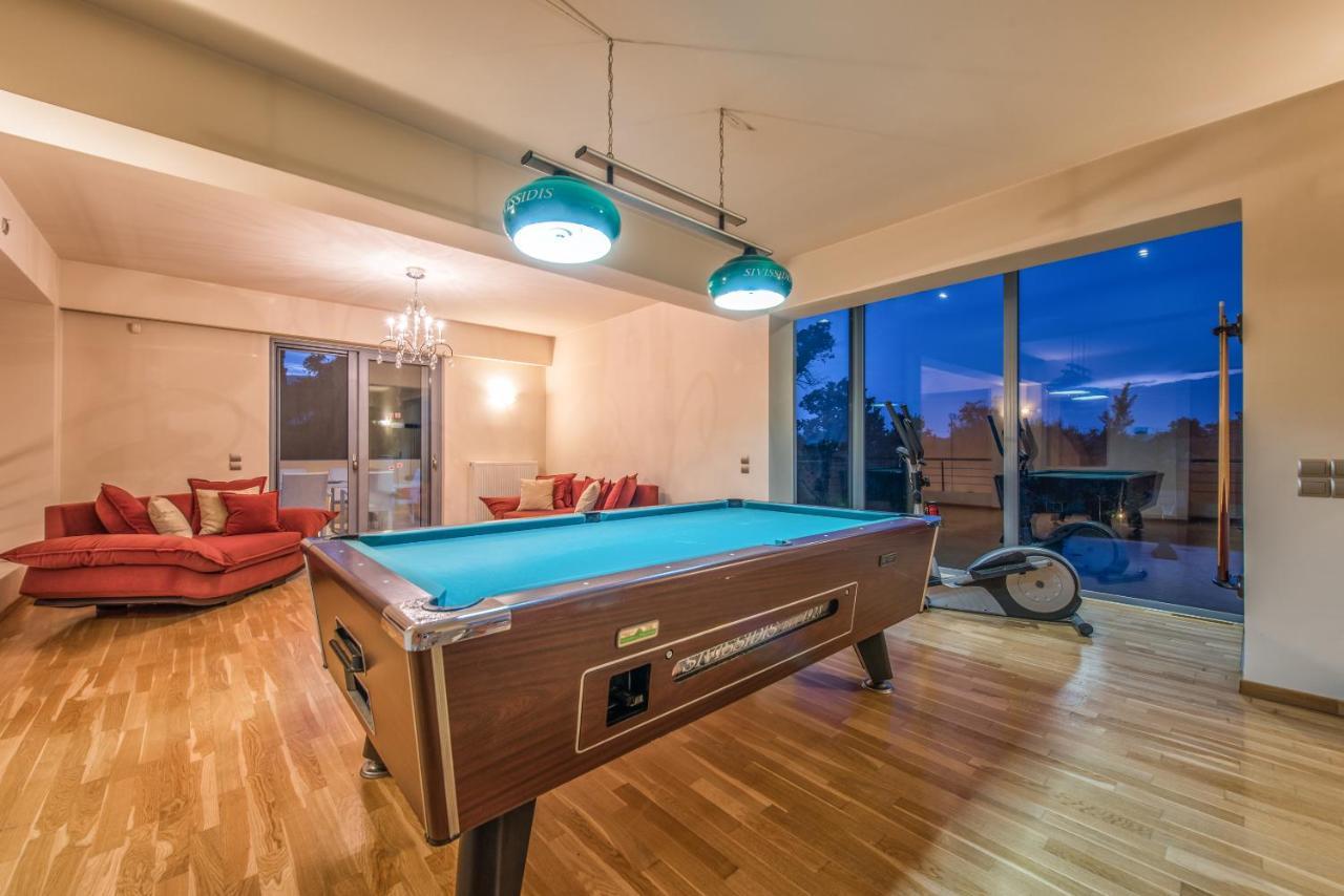 Astarte Villas - Istar Villa With Tennis Court Makhairadhon Ngoại thất bức ảnh